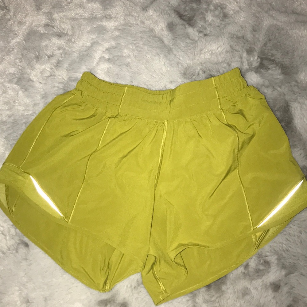 lululemon athletica Yellow Women Shorts